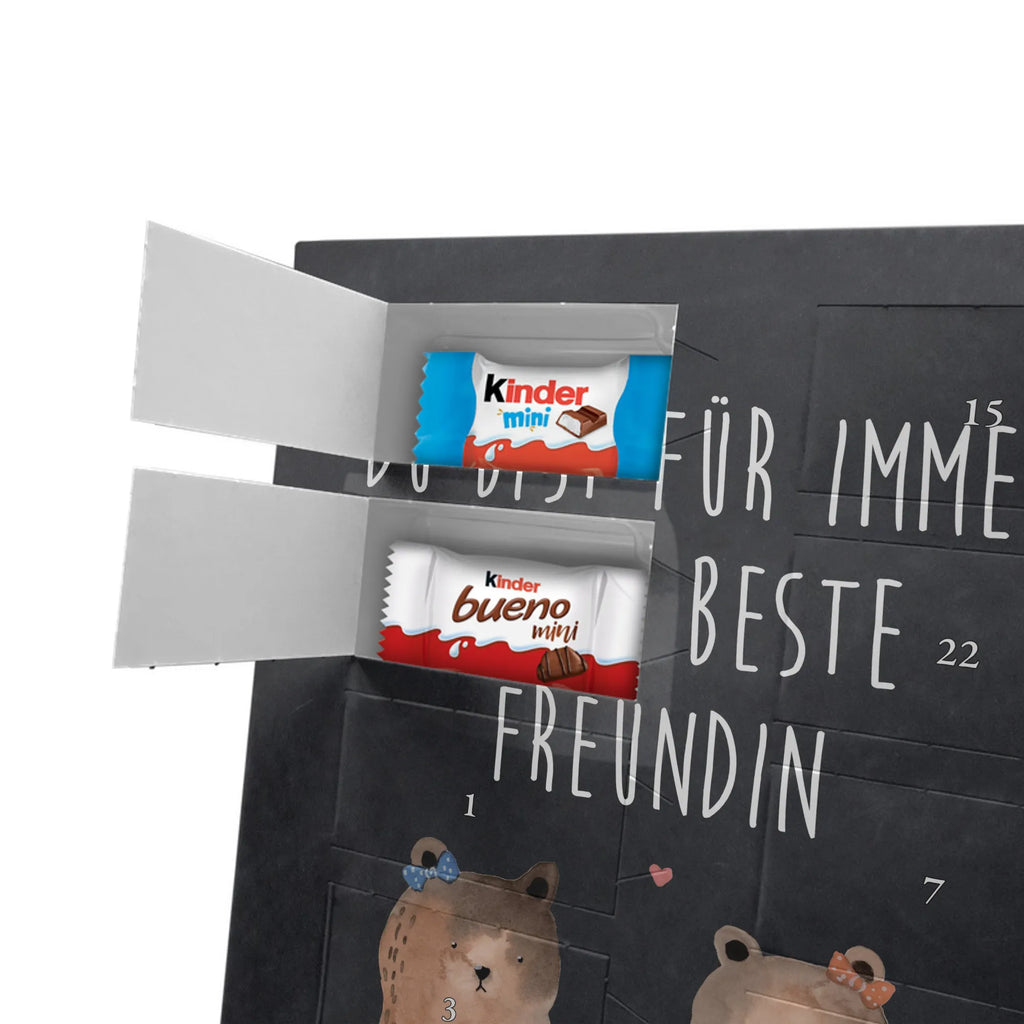  bear Girlfriend Personalisierter Schoko Foto Adventskalender, Teddybär, Teddy, Bär, Bär Freundin Beste Freund Liebe Liebesbeweis Verliebt Kumpel Kumpeliene