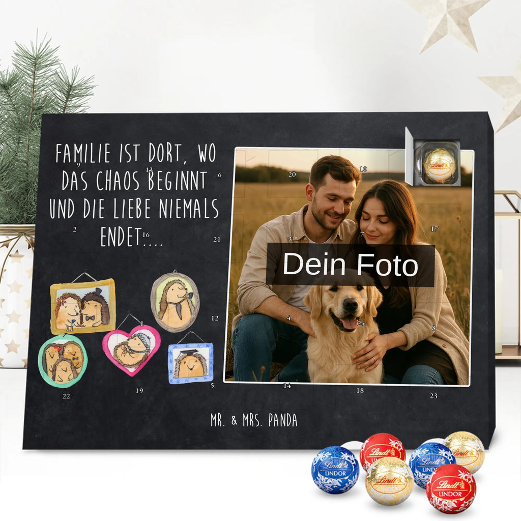 Personalisierter Schoko Foto Adventskalender Igel Familie Personalisierter Schoko Foto Adventskalender, Opa, Bruder, Familie, Muttertag, Schwester, Papa, Mama, Vatertag, Oma, Glück, Bilder, Igel, Liebe, Zusammenhalt
