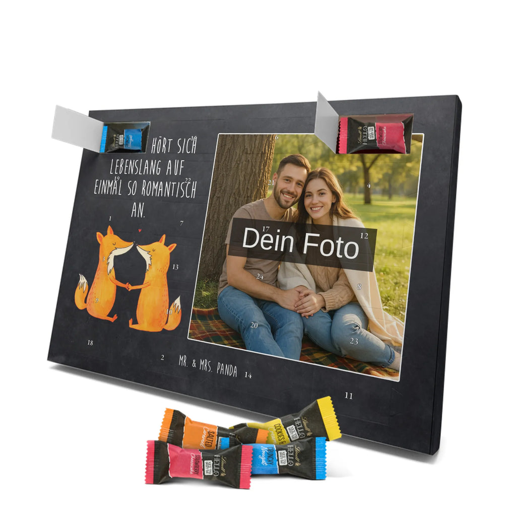 Personalisierter Schoko Foto Adventskalender Füchse Liebe Personalisierter Schoko Foto Adventskalender, Fuchs, Verlobte, Freundin, Ehemann, Ehe, Liebespaar, Füchse, Liebe, Ehefrau, Freund, Liebesbeweis, Paar, Fox, Partner