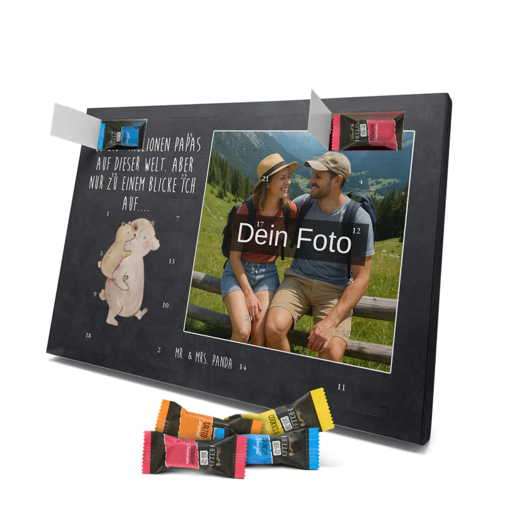 Personalisierter Schoko Foto Adventskalender Papa Bär Personalisierter Schoko Foto Adventskalender, Opa, Bruder, Familie, Muttertag, Schwester, Papa, Mama, Vatertag, Oma, Vater, Onkel, Geschenk, Vati, Geburtstag, Papi