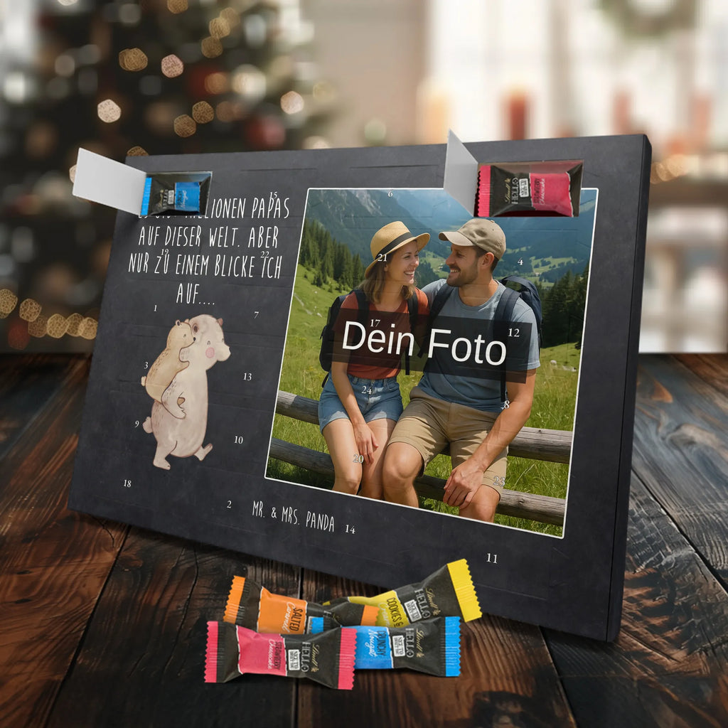 Personalisierter Schoko Foto Adventskalender Papa Bär Personalisierter Schoko Foto Adventskalender, Opa, Bruder, Familie, Muttertag, Schwester, Papa, Mama, Vatertag, Oma, Vater, Onkel, Geschenk, Vati, Geburtstag, Papi