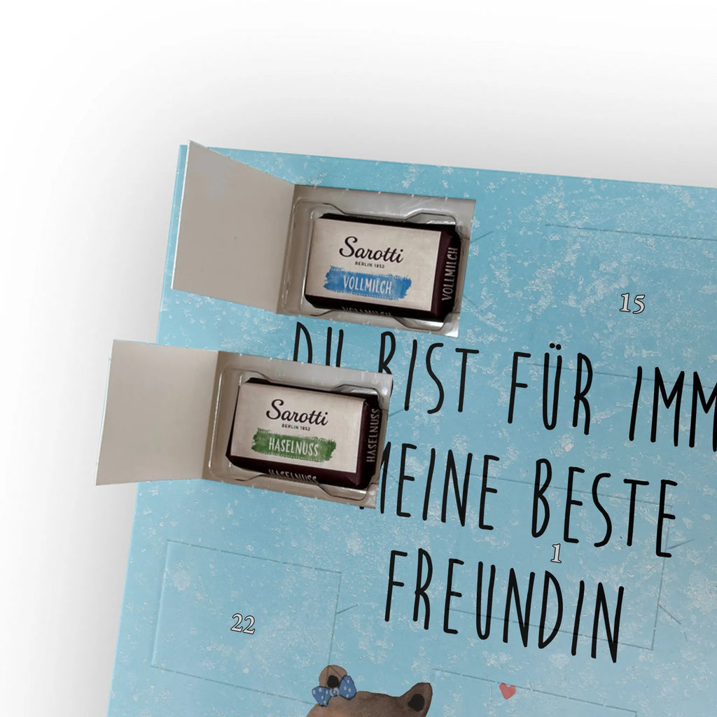  bear Girlfriend Personalisierter Schoko Foto Adventskalender, Teddybär, Teddy, Bär, Bär Freundin Beste Freund Liebe Liebesbeweis Verliebt Kumpel Kumpeliene