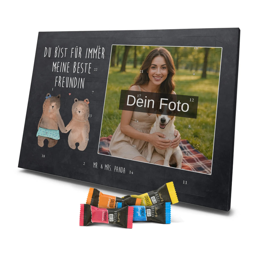  bear Girlfriend Personalisierter Schoko Foto Adventskalender, Teddybär, Teddy, Bär, Bär Freundin Beste Freund Liebe Liebesbeweis Verliebt Kumpel Kumpeliene
