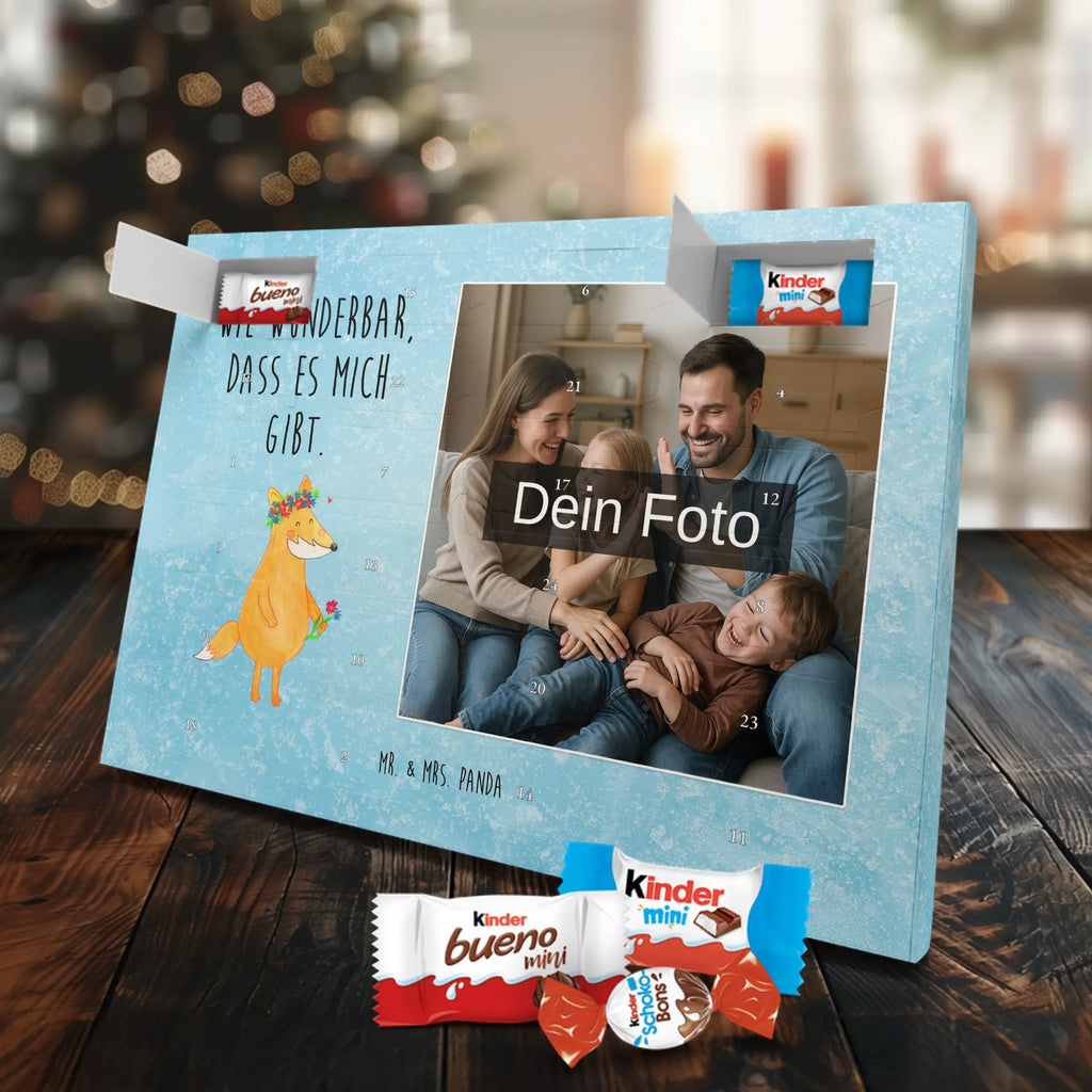  Fox Flower Personalisierter Schoko Foto Adventskalender, Fuchs, Blume, Selbstliebe, Liebesbeweis, Freundinnen, Ich, Fuchsmädchen, Motivation, Blumen, Mich, Fox, Freude, Liebe, Freundin, Blumenmädchen, Füchse