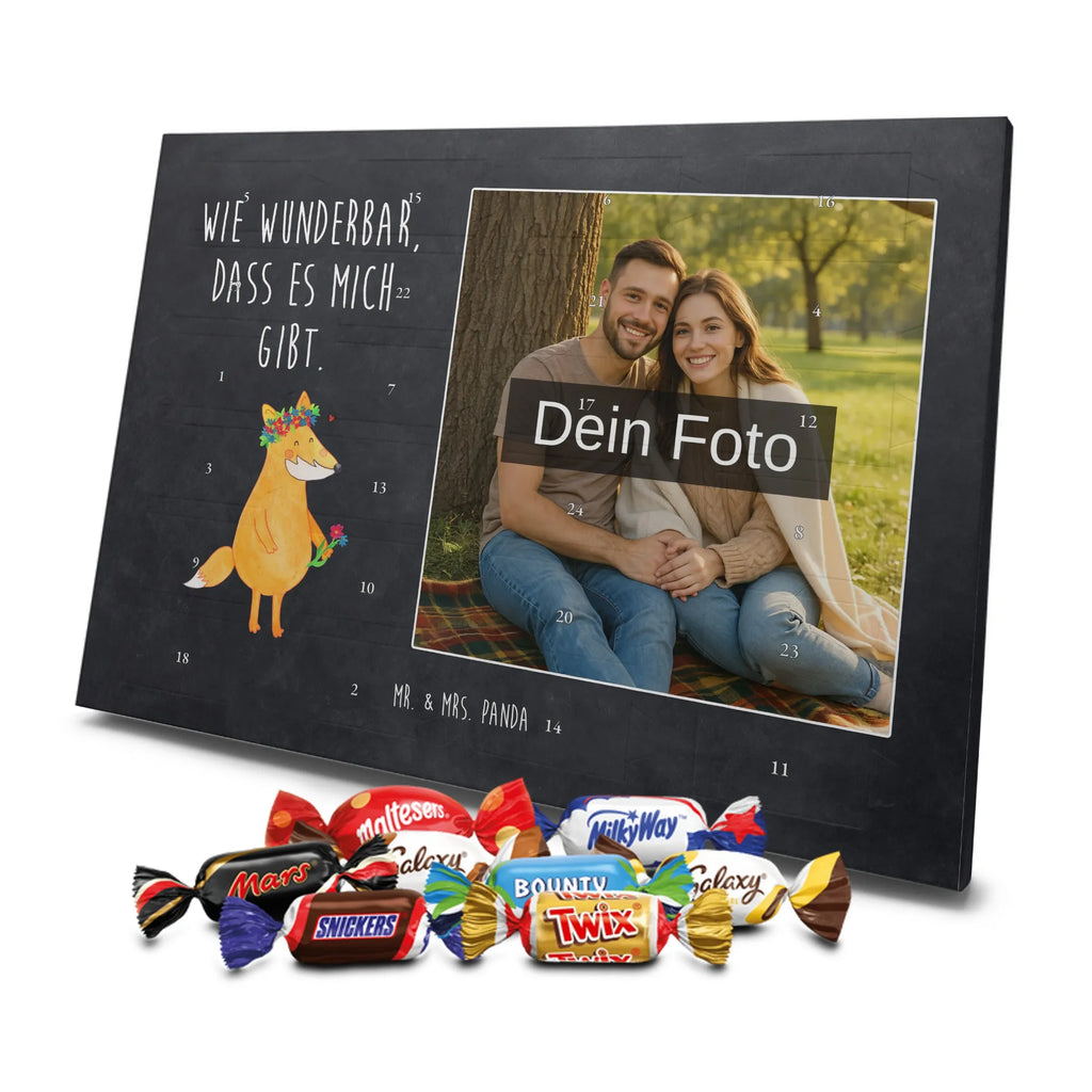  Fox Flower Personalisierter Schoko Foto Adventskalender, Fuchs, Blume, Selbstliebe, Liebesbeweis, Freundinnen, Ich, Fuchsmädchen, Motivation, Blumen, Mich, Fox, Freude, Liebe, Freundin, Blumenmädchen, Füchse