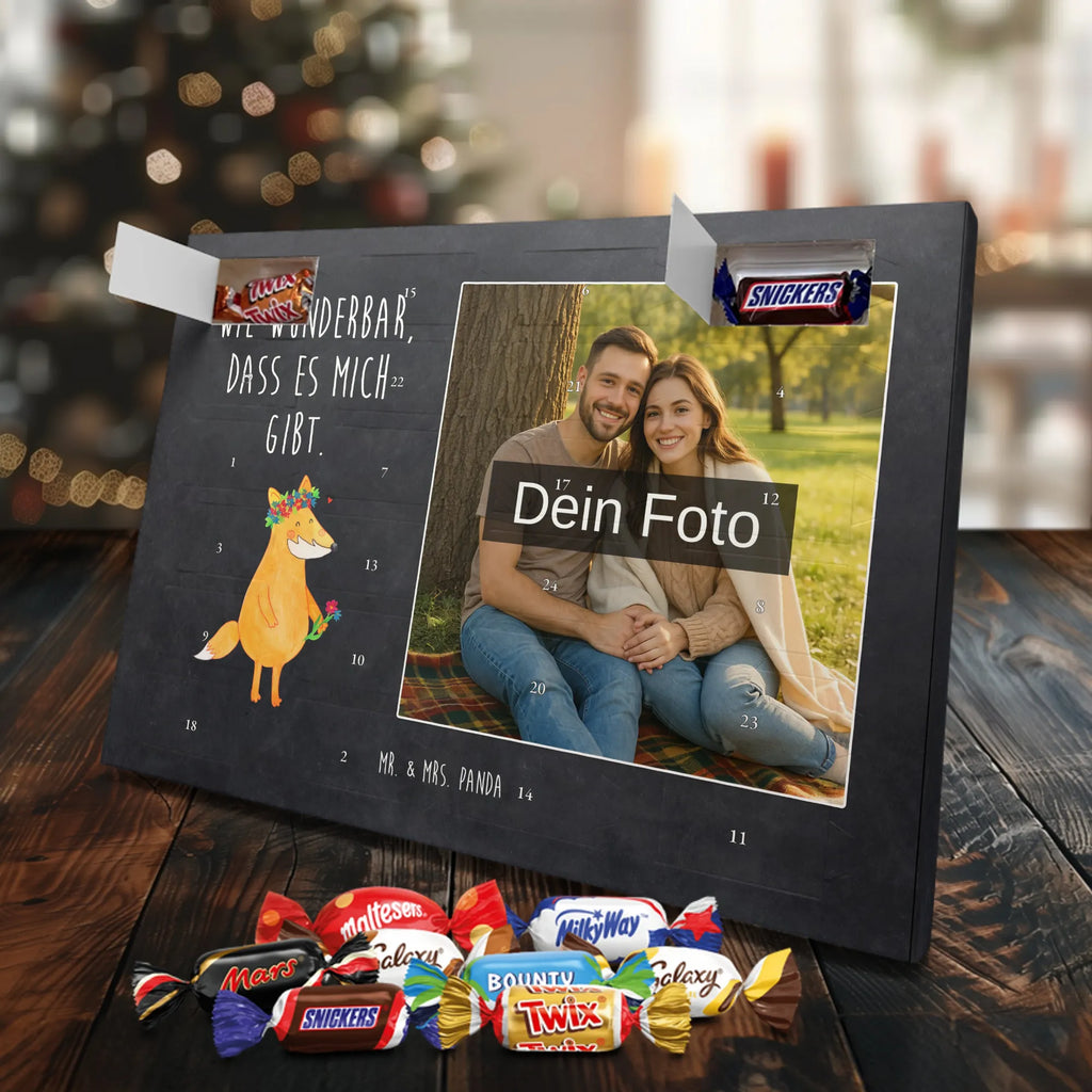  Fox Flower Personalisierter Schoko Foto Adventskalender, Fuchs, Blume, Selbstliebe, Liebesbeweis, Freundinnen, Ich, Fuchsmädchen, Motivation, Blumen, Mich, Fox, Freude, Liebe, Freundin, Blumenmädchen, Füchse