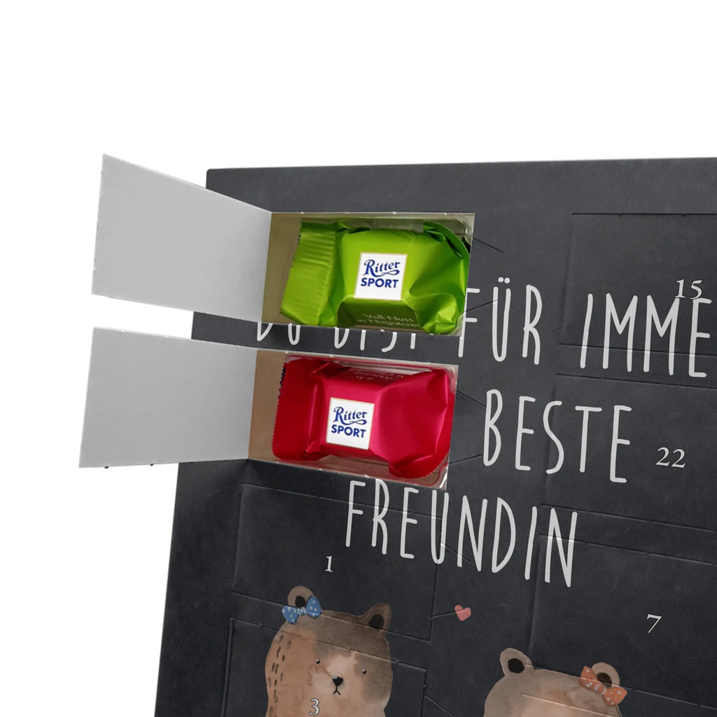  bear Girlfriend Personalisierter Schoko Foto Adventskalender, Teddybär, Teddy, Bär, Bär Freundin Beste Freund Liebe Liebesbeweis Verliebt Kumpel Kumpeliene