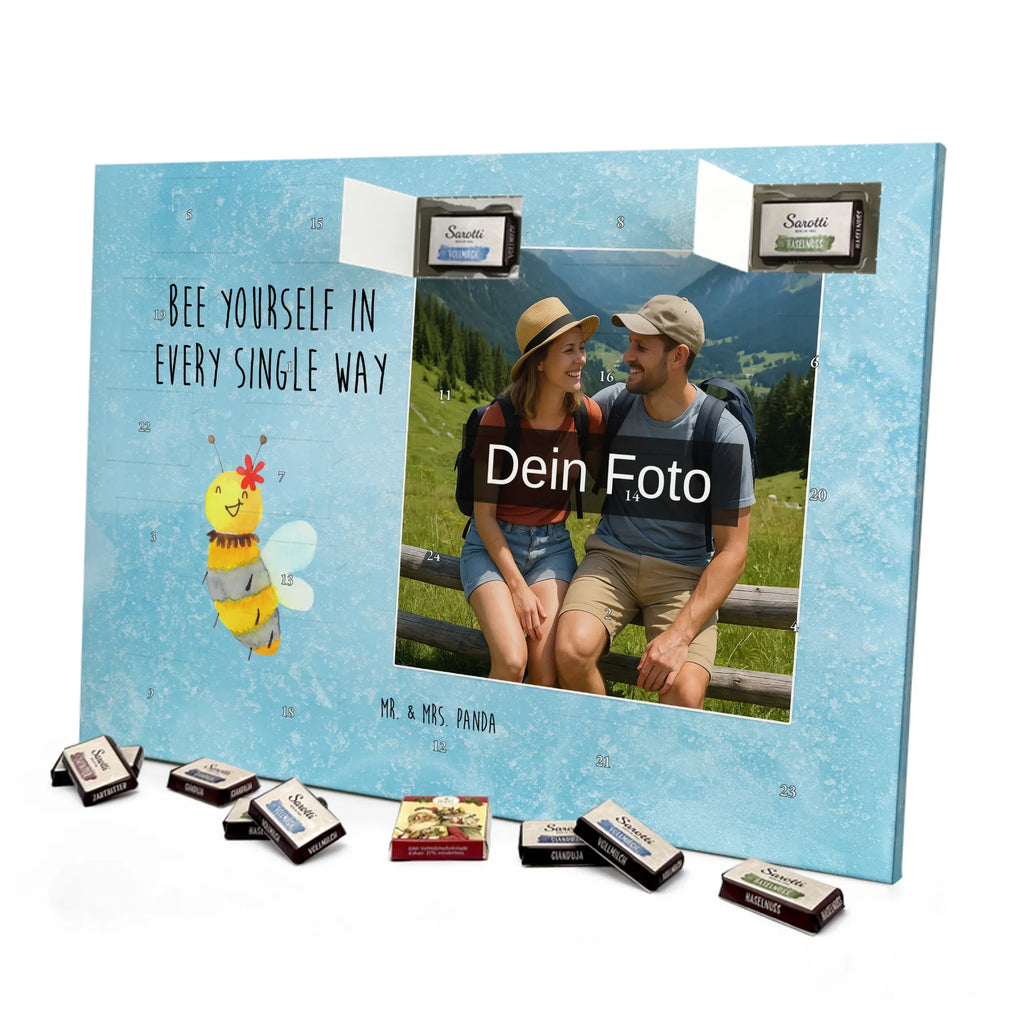Personalisierter Schoko Foto Adventskalender Biene Blume Personalisierter Schoko Foto Adventskalender, Hummel, Biene, Wespe