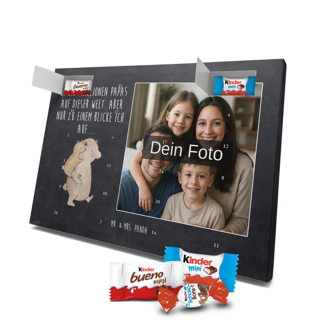 Personalisierter Schoko Foto Adventskalender Papa Bär Personalisierter Schoko Foto Adventskalender, Opa, Bruder, Familie, Muttertag, Schwester, Papa, Mama, Vatertag, Oma, Vater, Onkel, Geschenk, Vati, Geburtstag, Papi