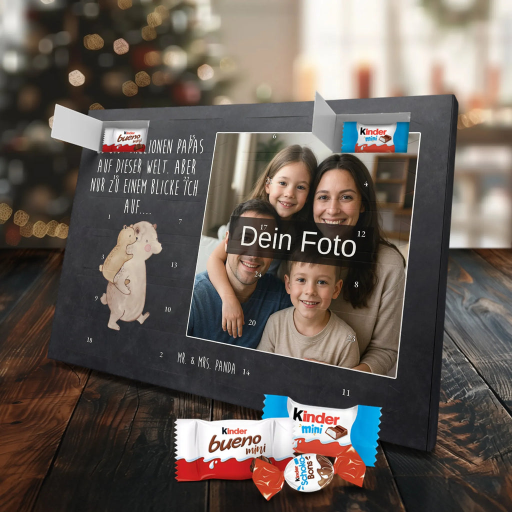 Personalisierter Schoko Foto Adventskalender Papa Bär Personalisierter Schoko Foto Adventskalender, Opa, Bruder, Familie, Muttertag, Schwester, Papa, Mama, Vatertag, Oma, Vater, Onkel, Geschenk, Vati, Geburtstag, Papi