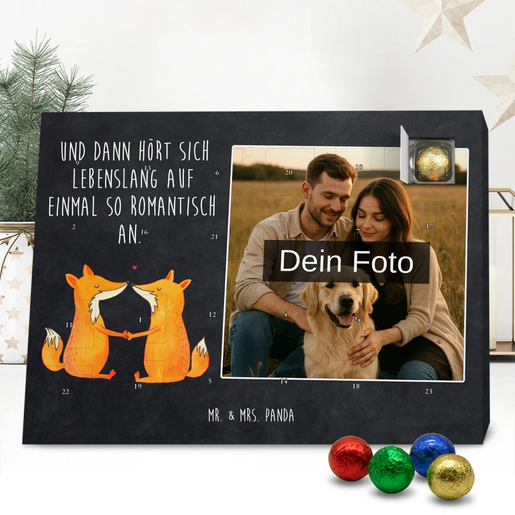 Personalisierter Schoko Foto Adventskalender Füchse Liebe Personalisierter Schoko Foto Adventskalender, Fuchs, Verlobte, Freundin, Ehemann, Ehe, Liebespaar, Füchse, Liebe, Ehefrau, Freund, Liebesbeweis, Paar, Fox, Partner