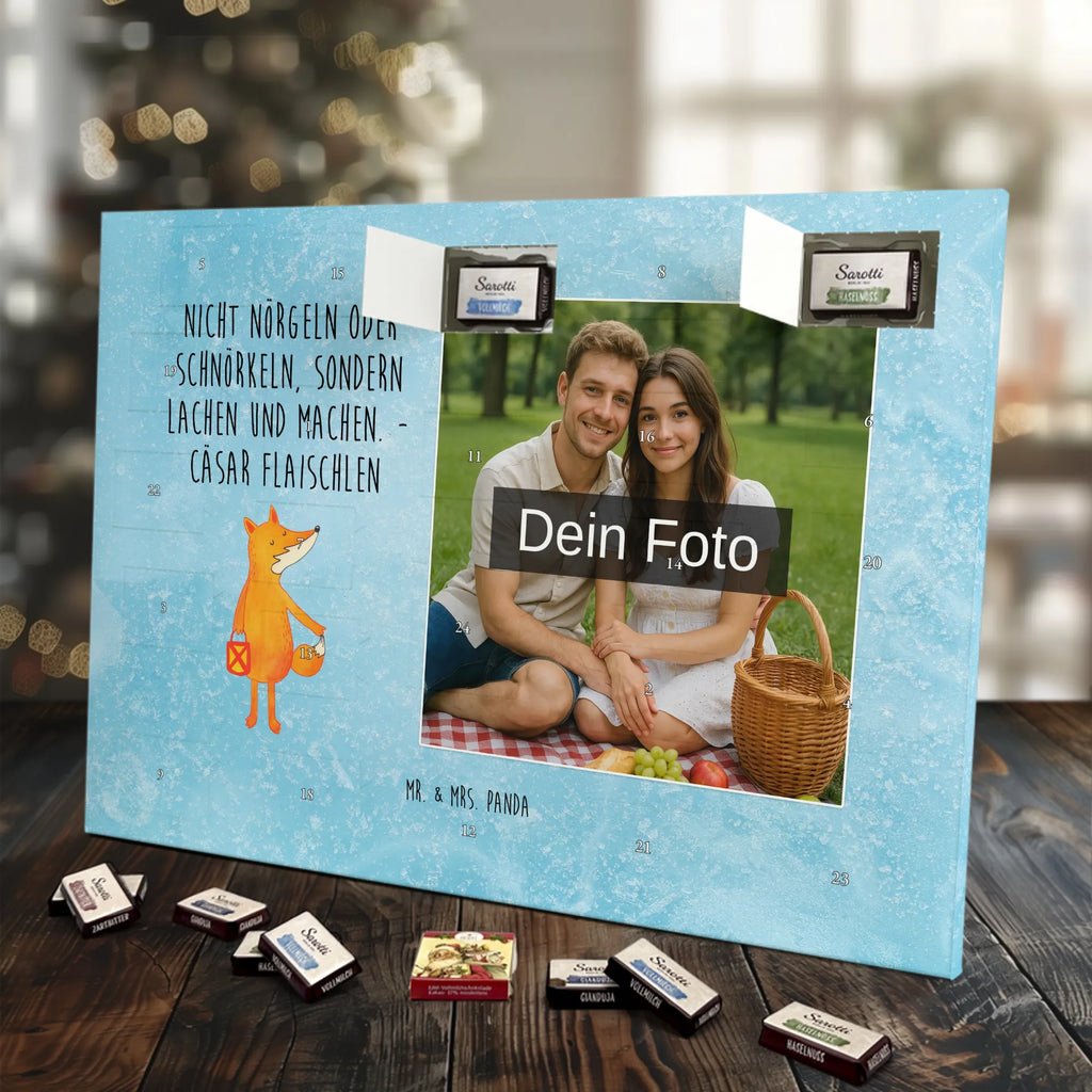 Personalisierter Schoko Foto Adventskalender Fuchs Laterne Personalisierter Schoko Foto Adventskalender, Fuchs, Cäsar Otto Hugo Flaischlen, Sankt Martin, Laterne, Aufmuntern, Laternenumzug, Liebeskummer Spruch, Spruch Trösten, Füchse