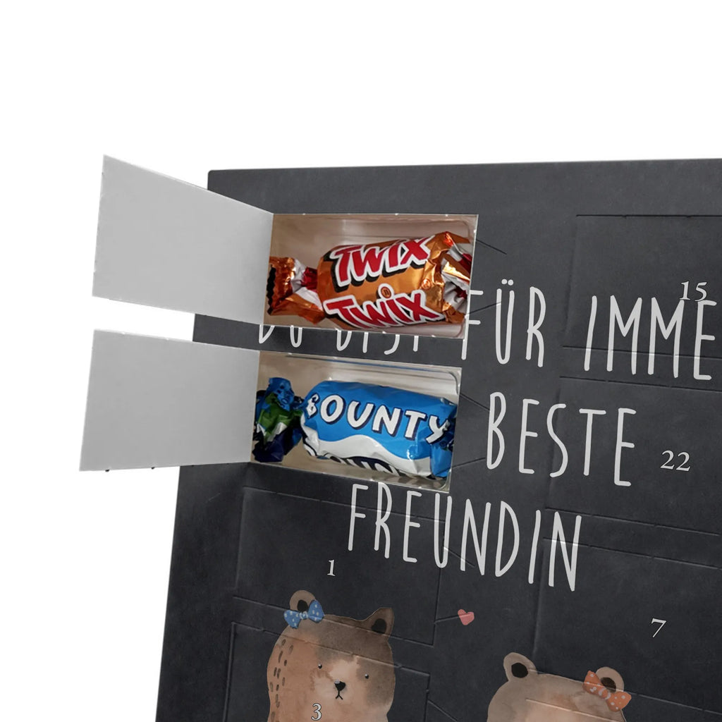  bear Girlfriend Personalisierter Schoko Foto Adventskalender, Teddybär, Teddy, Bär, Bär Freundin Beste Freund Liebe Liebesbeweis Verliebt Kumpel Kumpeliene