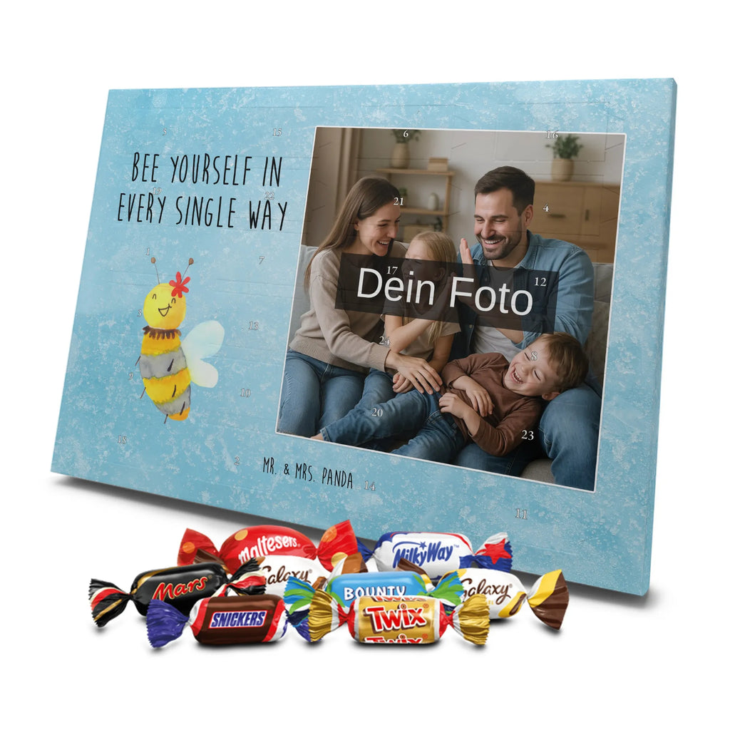 Personalisierter Schoko Foto Adventskalender Biene Blume Personalisierter Schoko Foto Adventskalender, Hummel, Biene, Wespe