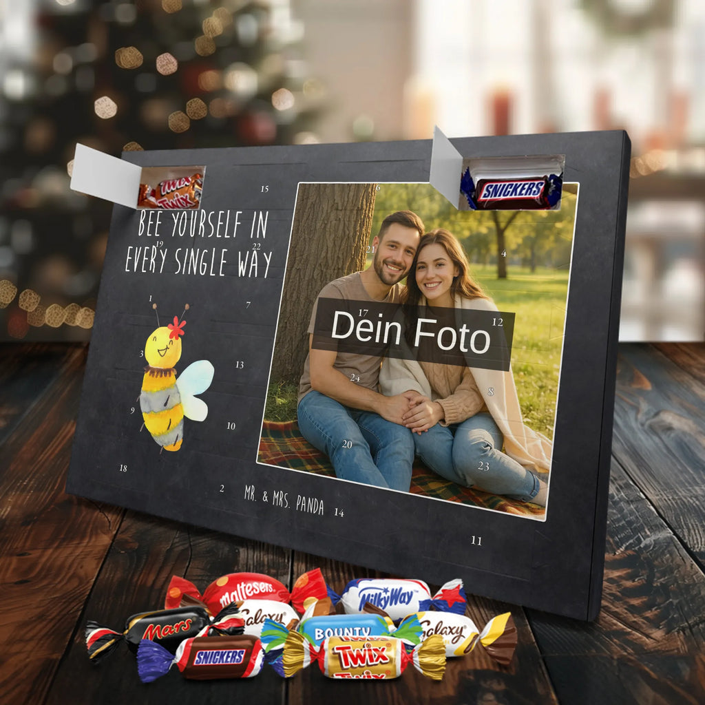 Personalisierter Schoko Foto Adventskalender Biene Blume Personalisierter Schoko Foto Adventskalender, Hummel, Biene, Wespe