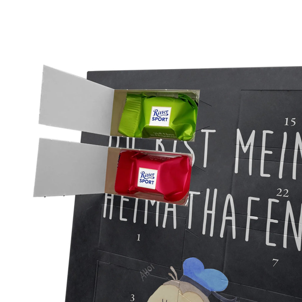 Personalisierter Schoko Foto Adventskalender Eule Matrose Personalisierter Schoko Foto Adventskalender, Eule, Ehe, Freundin, Eule Deko, Wortspiel Lustig, Seefahrer, Owl, Matrose, Hochzeitstag Geschenk, Heimathafen, Eule Spruch