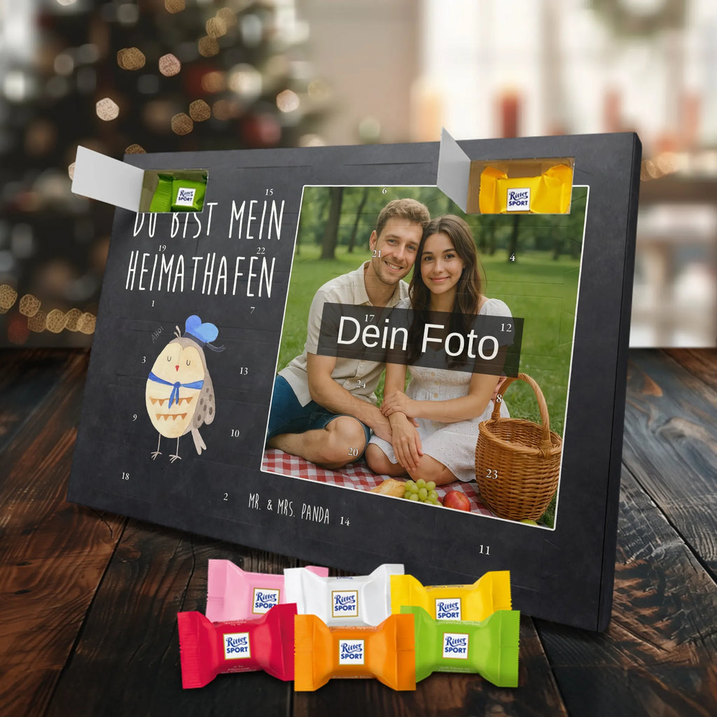 Personalisierter Schoko Foto Adventskalender Eule Matrose Personalisierter Schoko Foto Adventskalender, Eule, Ehe, Freundin, Eule Deko, Wortspiel Lustig, Seefahrer, Owl, Matrose, Hochzeitstag Geschenk, Heimathafen, Eule Spruch
