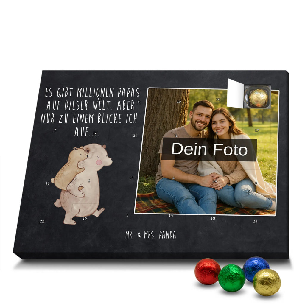 Personalisierter Schoko Foto Adventskalender Papa Bär Personalisierter Schoko Foto Adventskalender, Opa, Bruder, Familie, Muttertag, Schwester, Papa, Mama, Vatertag, Oma, Vater, Onkel, Geschenk, Vati, Geburtstag, Papi