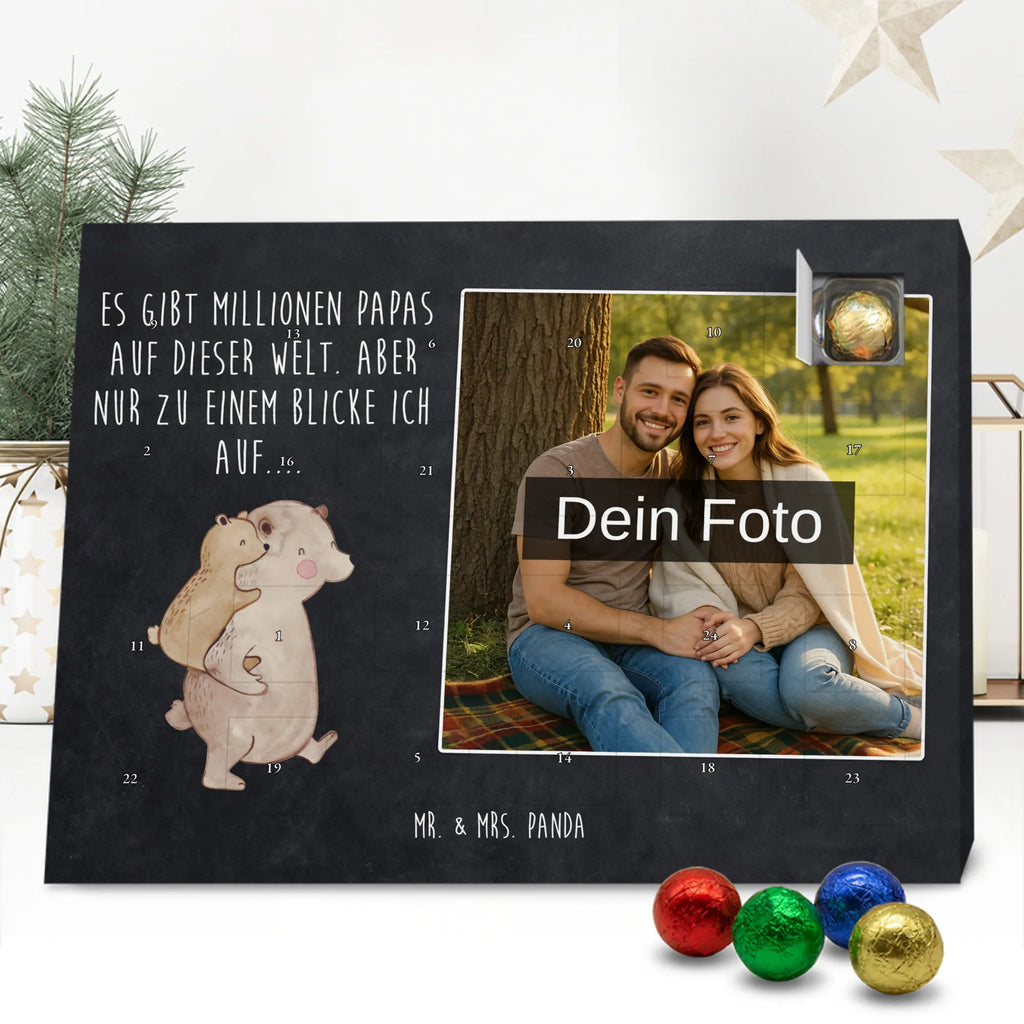 Personalisierter Schoko Foto Adventskalender Papa Bär Personalisierter Schoko Foto Adventskalender, Opa, Bruder, Familie, Muttertag, Schwester, Papa, Mama, Vatertag, Oma, Vater, Onkel, Geschenk, Vati, Geburtstag, Papi