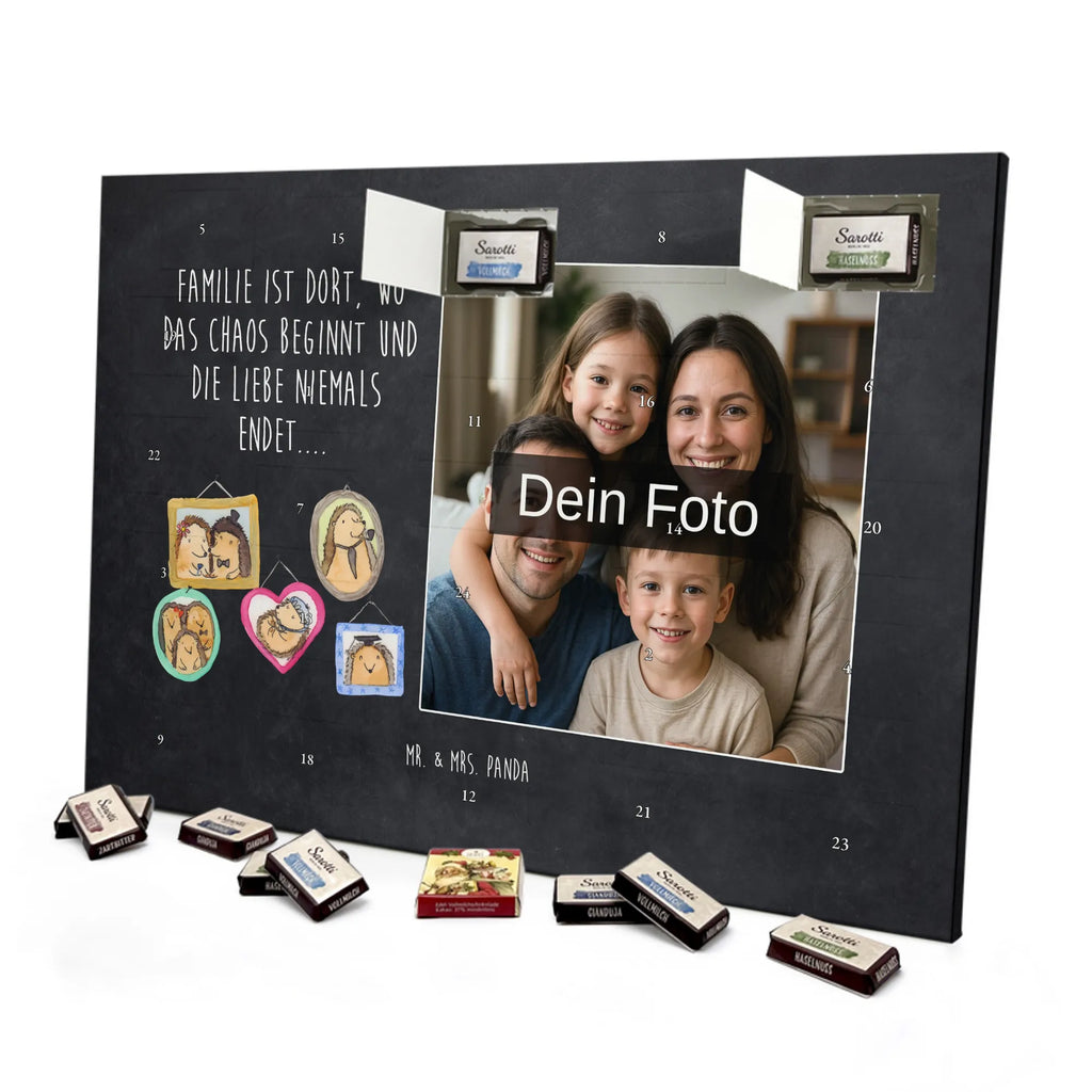 Personalisierter Schoko Foto Adventskalender Igel Familie Personalisierter Schoko Foto Adventskalender, Opa, Bruder, Familie, Muttertag, Schwester, Papa, Mama, Vatertag, Oma, Glück, Bilder, Igel, Liebe, Zusammenhalt
