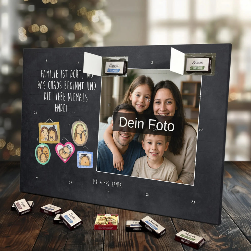 Personalisierter Schoko Foto Adventskalender Igel Familie Personalisierter Schoko Foto Adventskalender, Opa, Bruder, Familie, Muttertag, Schwester, Papa, Mama, Vatertag, Oma, Glück, Bilder, Igel, Liebe, Zusammenhalt