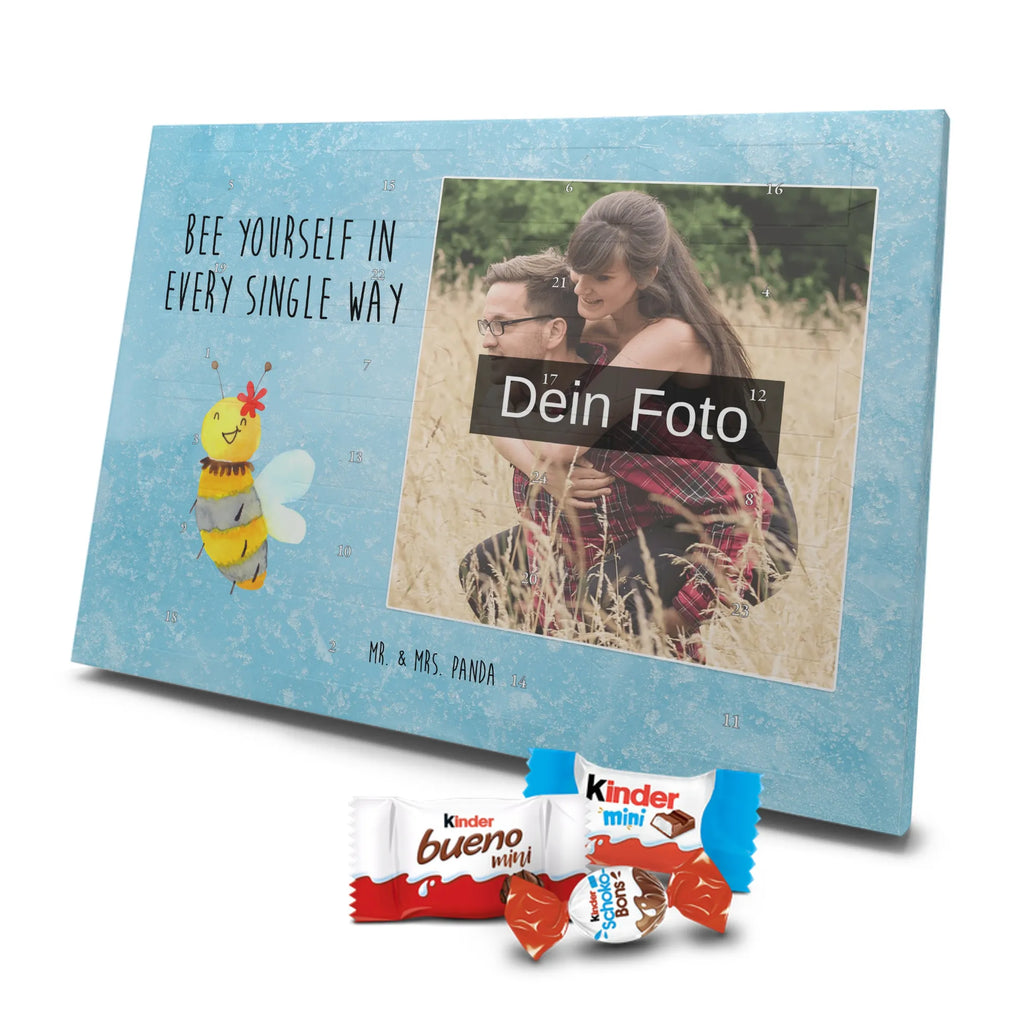 Personalisierter Schoko Foto Adventskalender Biene Blume Personalisierter Schoko Foto Adventskalender, Hummel, Biene, Wespe