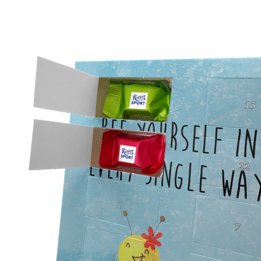 Personalisierter Schoko Foto Adventskalender Biene Blume Personalisierter Schoko Foto Adventskalender, Hummel, Biene, Wespe