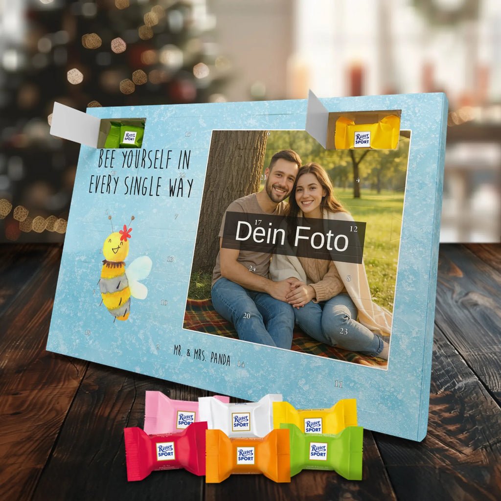 Personalisierter Schoko Foto Adventskalender Biene Blume Personalisierter Schoko Foto Adventskalender, Hummel, Biene, Wespe