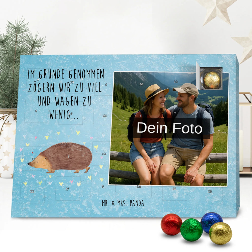 Personalisierter Schoko Foto Adventskalender Igel Herzen Personalisierter Schoko Foto Adventskalender, Gute Laune, Lustige Sprüche, Tiere, Tiermotive, Vertrauen, Leben, Liebe, Herz, Herzen, Kuss, Igel
