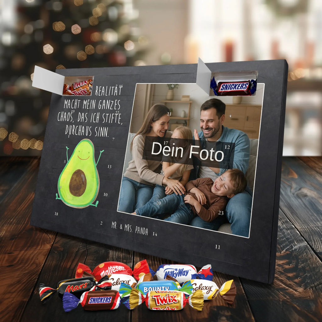  avocado Happy Personalisierter Schoko Foto Adventskalender, Gesund, Veggie, Avocado, Vegan, Chaos