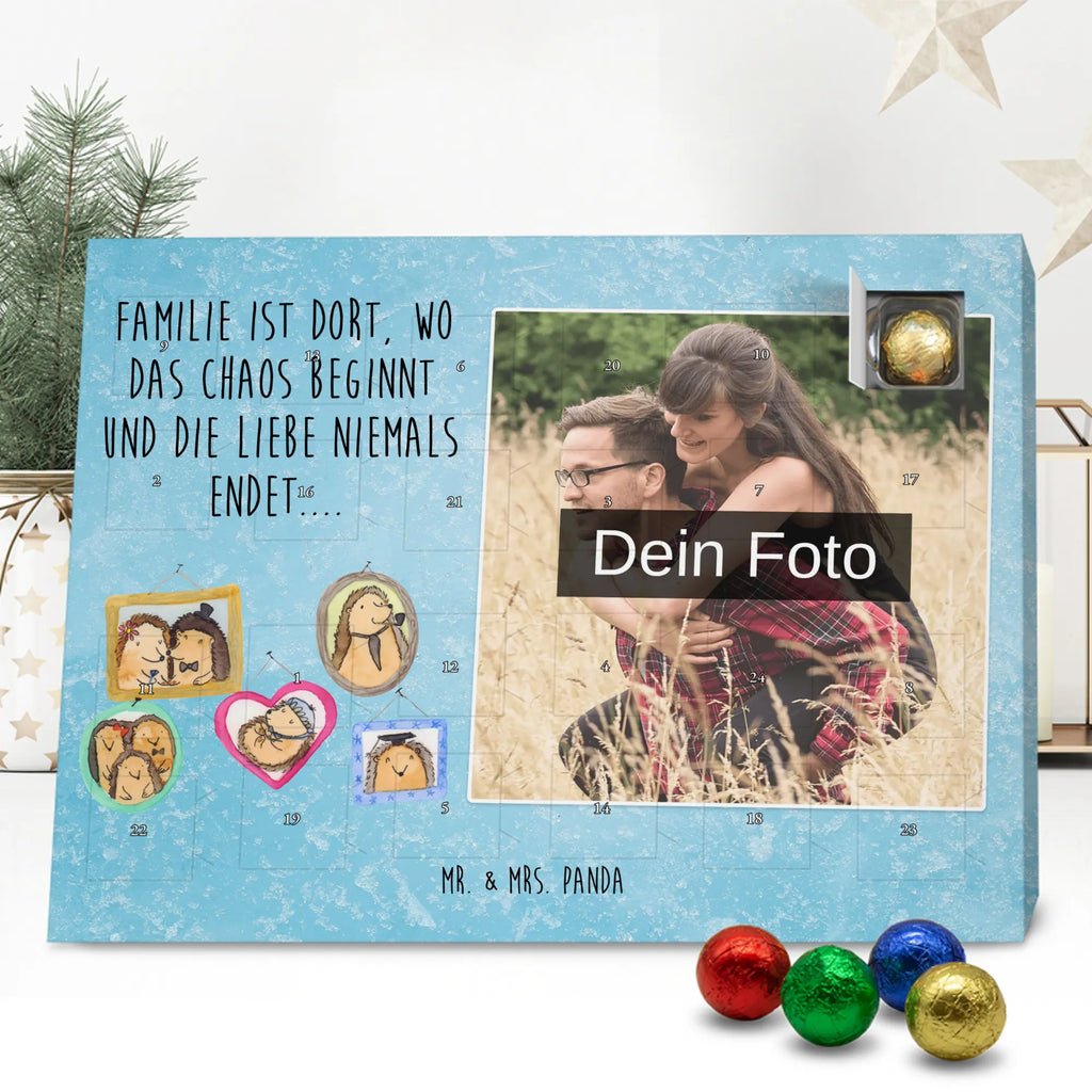 Personalisierter Schoko Foto Adventskalender Igel Familie Personalisierter Schoko Foto Adventskalender, Opa, Bruder, Familie, Muttertag, Schwester, Papa, Mama, Vatertag, Oma, Glück, Bilder, Igel, Liebe, Zusammenhalt