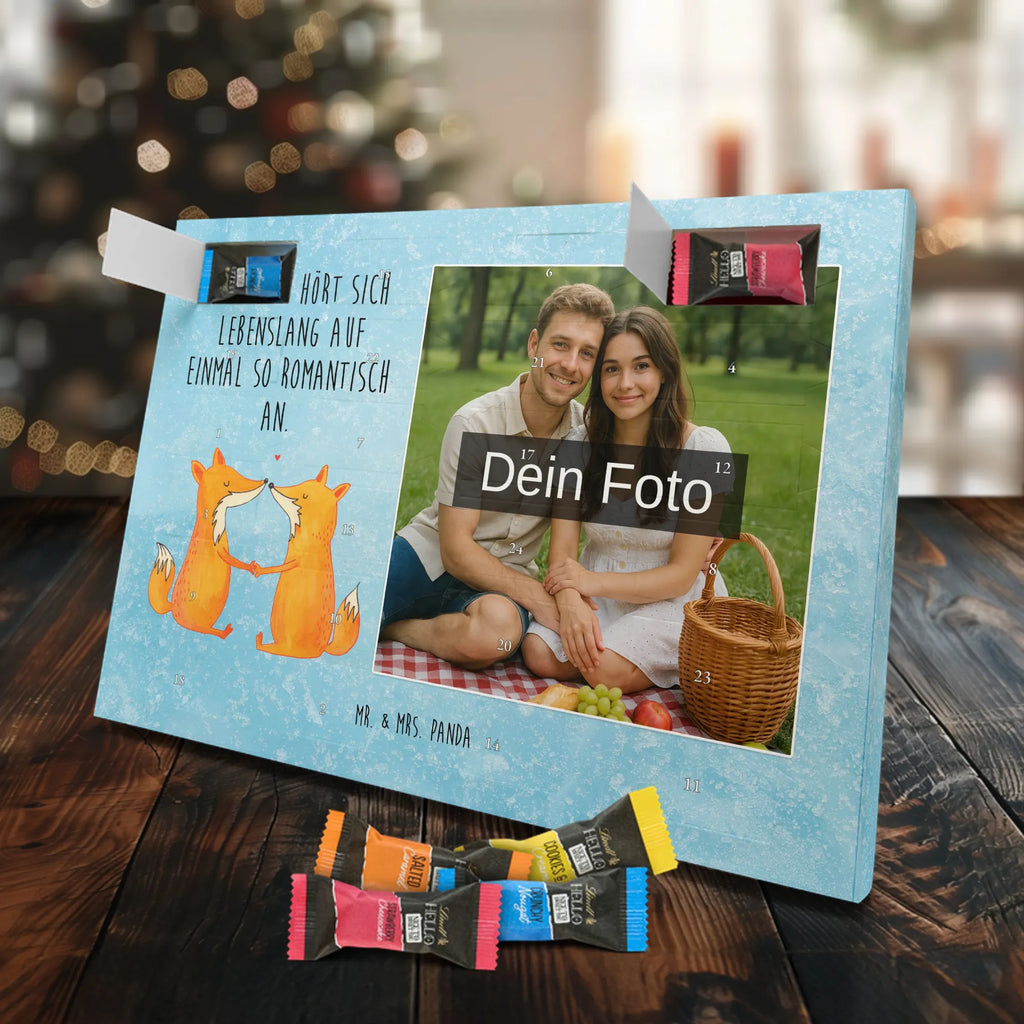 Personalisierter Schoko Foto Adventskalender Füchse Liebe Personalisierter Schoko Foto Adventskalender, Fuchs, Verlobte, Freundin, Ehemann, Ehe, Liebespaar, Füchse, Liebe, Ehefrau, Freund, Liebesbeweis, Paar, Fox, Partner