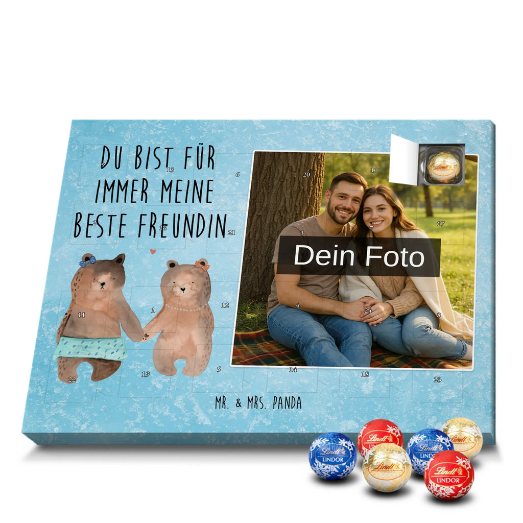  bear Girlfriend Personalisierter Schoko Foto Adventskalender, Teddybär, Teddy, Bär, Bär Freundin Beste Freund Liebe Liebesbeweis Verliebt Kumpel Kumpeliene
