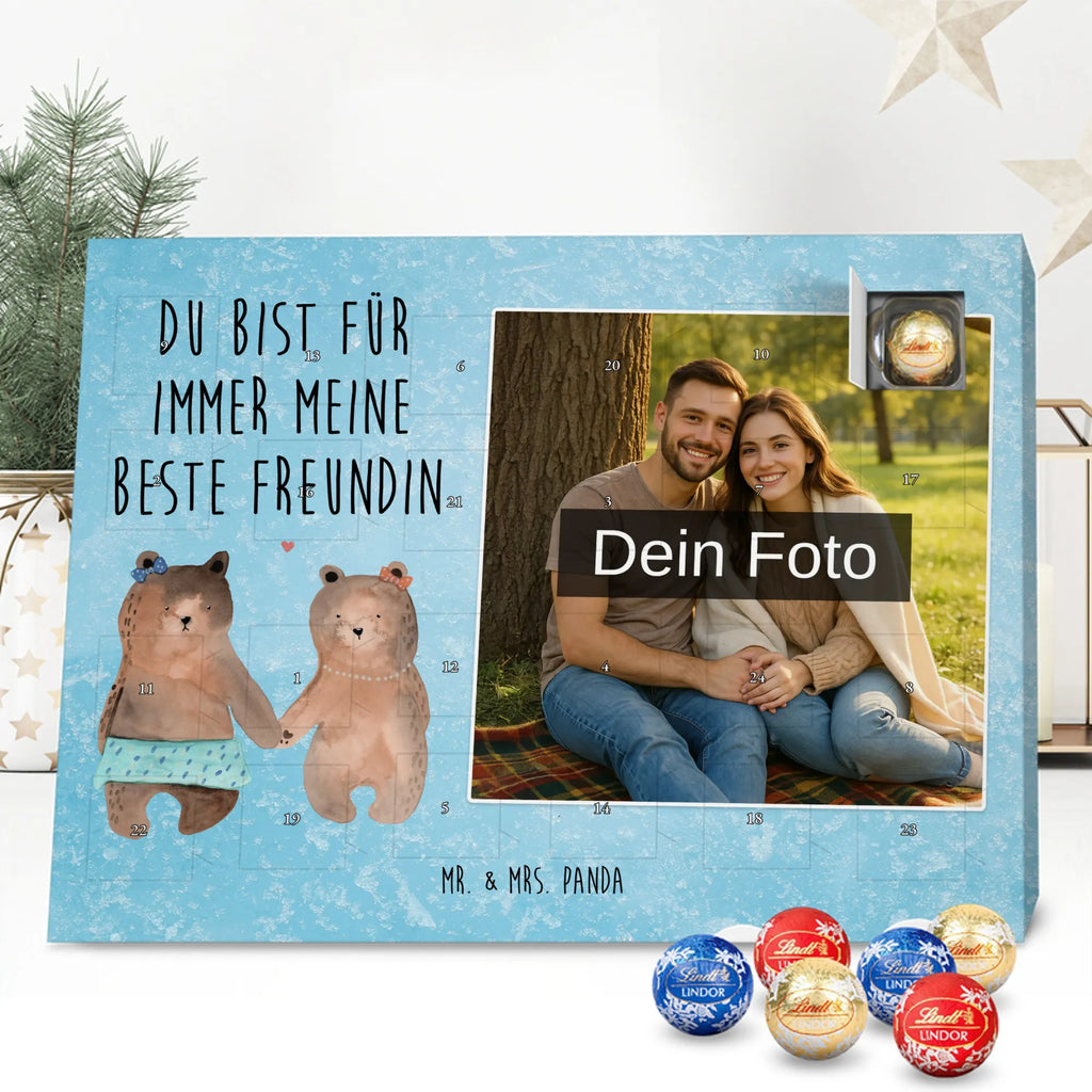  bear Girlfriend Personalisierter Schoko Foto Adventskalender, Teddybär, Teddy, Bär, Bär Freundin Beste Freund Liebe Liebesbeweis Verliebt Kumpel Kumpeliene