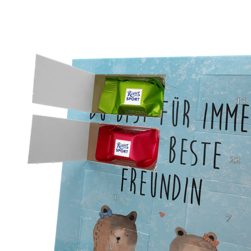  bear Girlfriend Personalisierter Schoko Foto Adventskalender, Teddybär, Teddy, Bär, Bär Freundin Beste Freund Liebe Liebesbeweis Verliebt Kumpel Kumpeliene