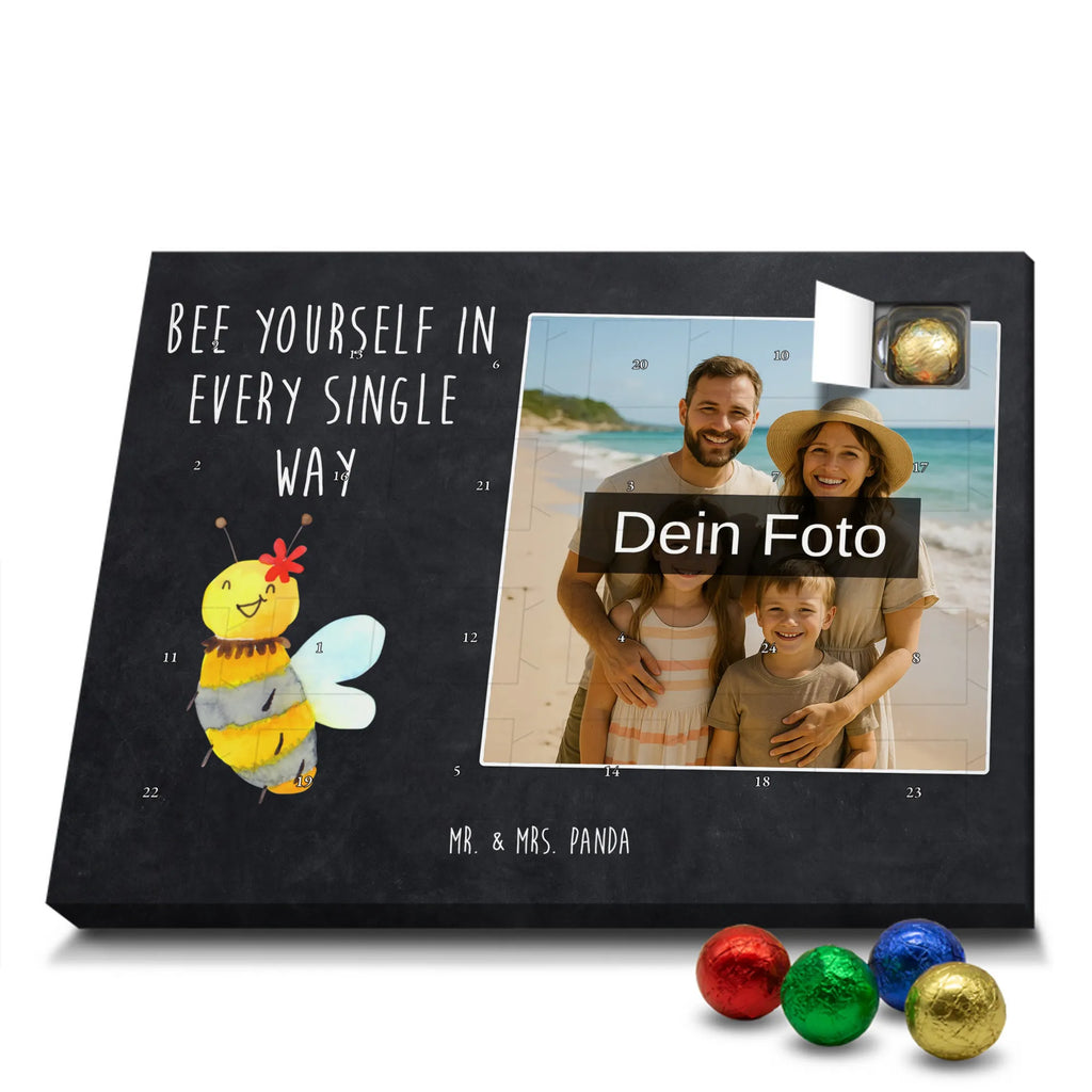 Personalisierter Schoko Foto Adventskalender Biene Blume Personalisierter Schoko Foto Adventskalender, Hummel, Biene, Wespe