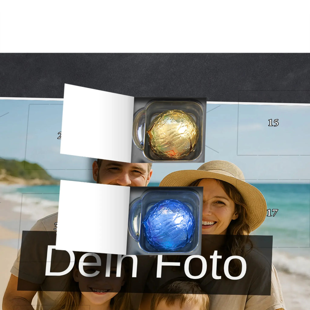 Personalisierter Schoko Foto Adventskalender Biene Blume Personalisierter Schoko Foto Adventskalender, Hummel, Biene, Wespe