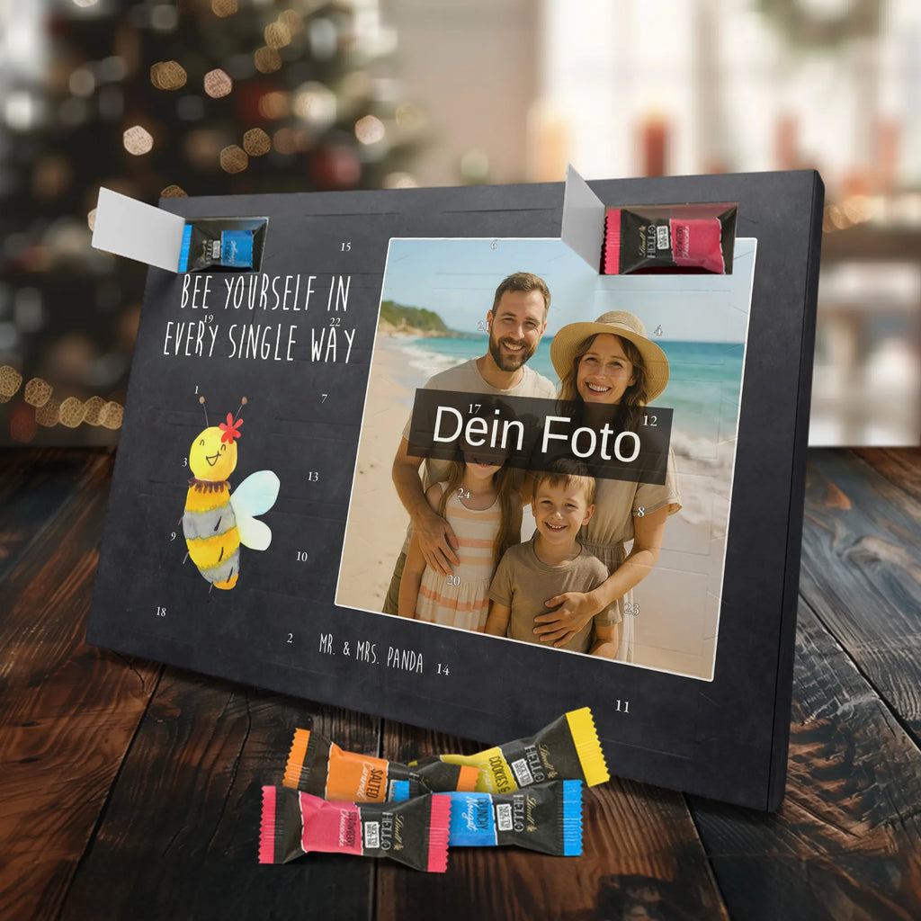 Personalisierter Schoko Foto Adventskalender Biene Blume Personalisierter Schoko Foto Adventskalender, Hummel, Biene, Wespe