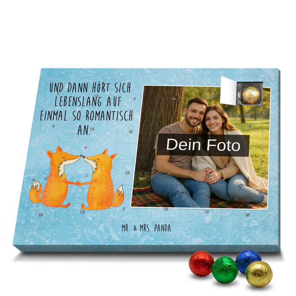Personalisierter Schoko Foto Adventskalender Füchse Liebe Personalisierter Schoko Foto Adventskalender, Fuchs, Verlobte, Freundin, Ehemann, Ehe, Liebespaar, Füchse, Liebe, Ehefrau, Freund, Liebesbeweis, Paar, Fox, Partner