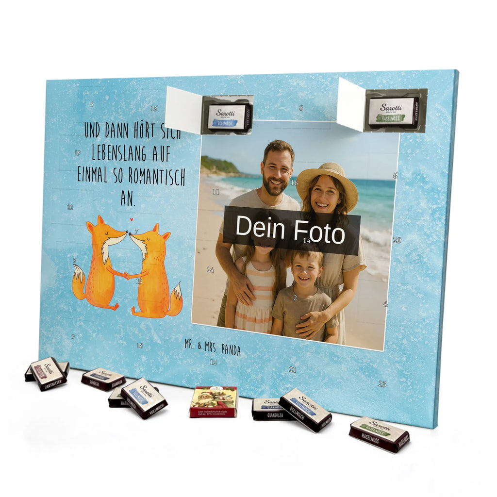 Personalisierter Schoko Foto Adventskalender Füchse Liebe Personalisierter Schoko Foto Adventskalender, Fuchs, Verlobte, Freundin, Ehemann, Ehe, Liebespaar, Füchse, Liebe, Ehefrau, Freund, Liebesbeweis, Paar, Fox, Partner