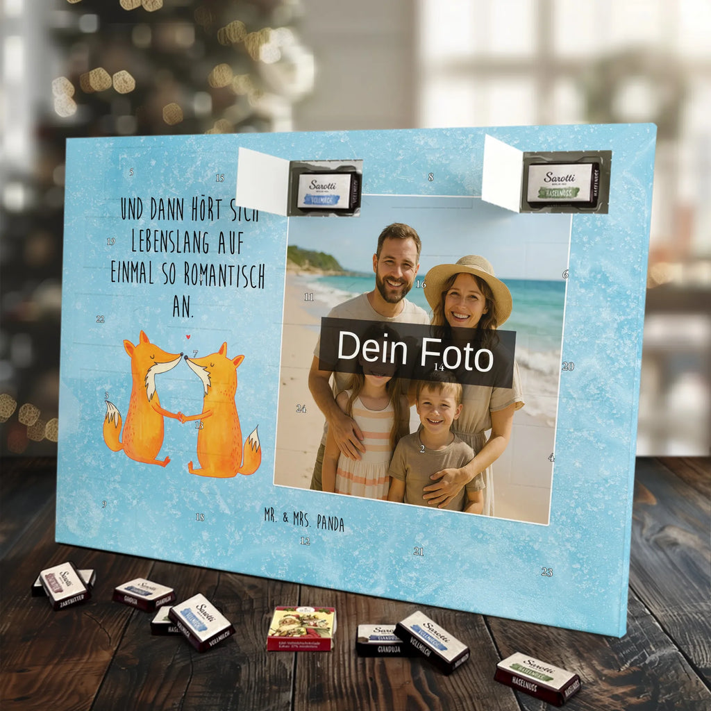 Personalisierter Schoko Foto Adventskalender Füchse Liebe Personalisierter Schoko Foto Adventskalender, Fuchs, Verlobte, Freundin, Ehemann, Ehe, Liebespaar, Füchse, Liebe, Ehefrau, Freund, Liebesbeweis, Paar, Fox, Partner