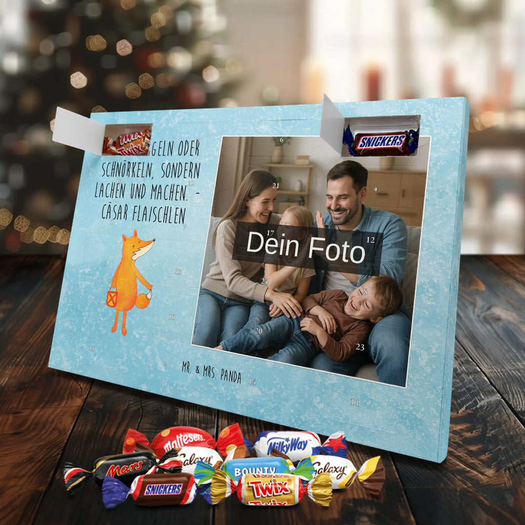 Personalisierter Schoko Foto Adventskalender Fuchs Laterne Personalisierter Schoko Foto Adventskalender, Fuchs, Cäsar Otto Hugo Flaischlen, Sankt Martin, Laterne, Aufmuntern, Laternenumzug, Liebeskummer Spruch, Spruch Trösten, Füchse