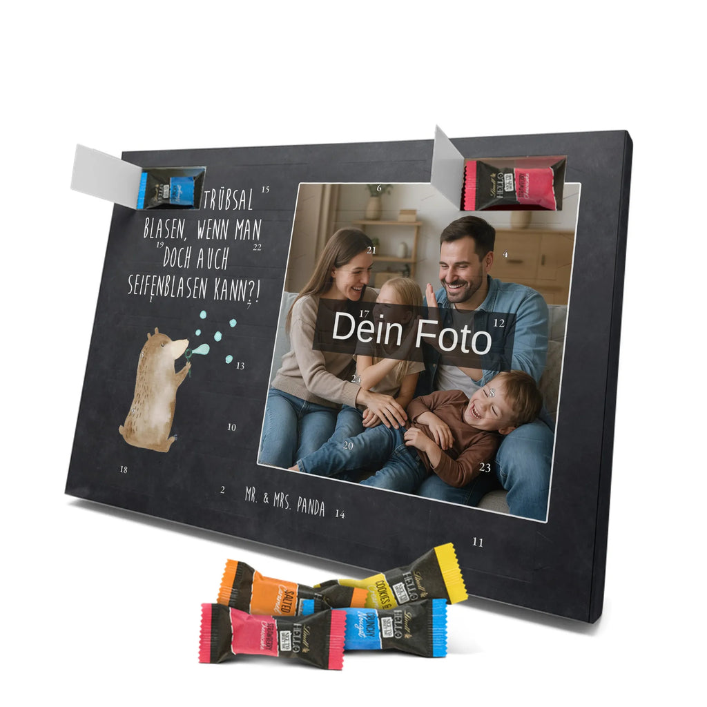 Personalisierter Schoko Foto Adventskalender Bär Seifenblasen Personalisierter Schoko Foto Adventskalender, Teddybär, Teddy, Bär, Seifenblasen Bär Lustig Sein Glücklich Traurig Happy