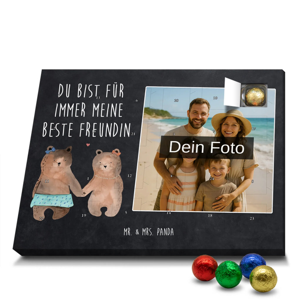  bear Girlfriend Personalisierter Schoko Foto Adventskalender, Teddybär, Teddy, Bär, Bär Freundin Beste Freund Liebe Liebesbeweis Verliebt Kumpel Kumpeliene