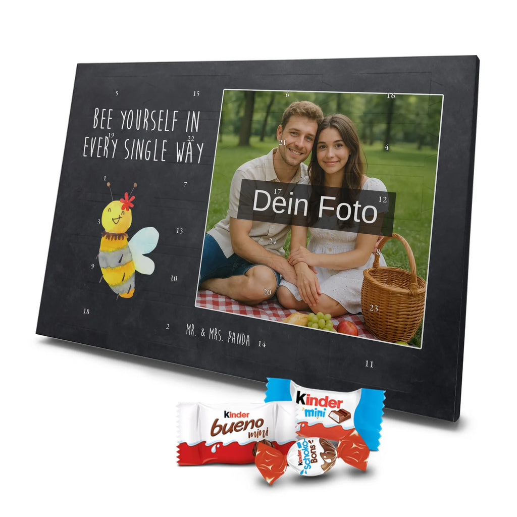 Personalisierter Schoko Foto Adventskalender Biene Blume Personalisierter Schoko Foto Adventskalender, Hummel, Biene, Wespe