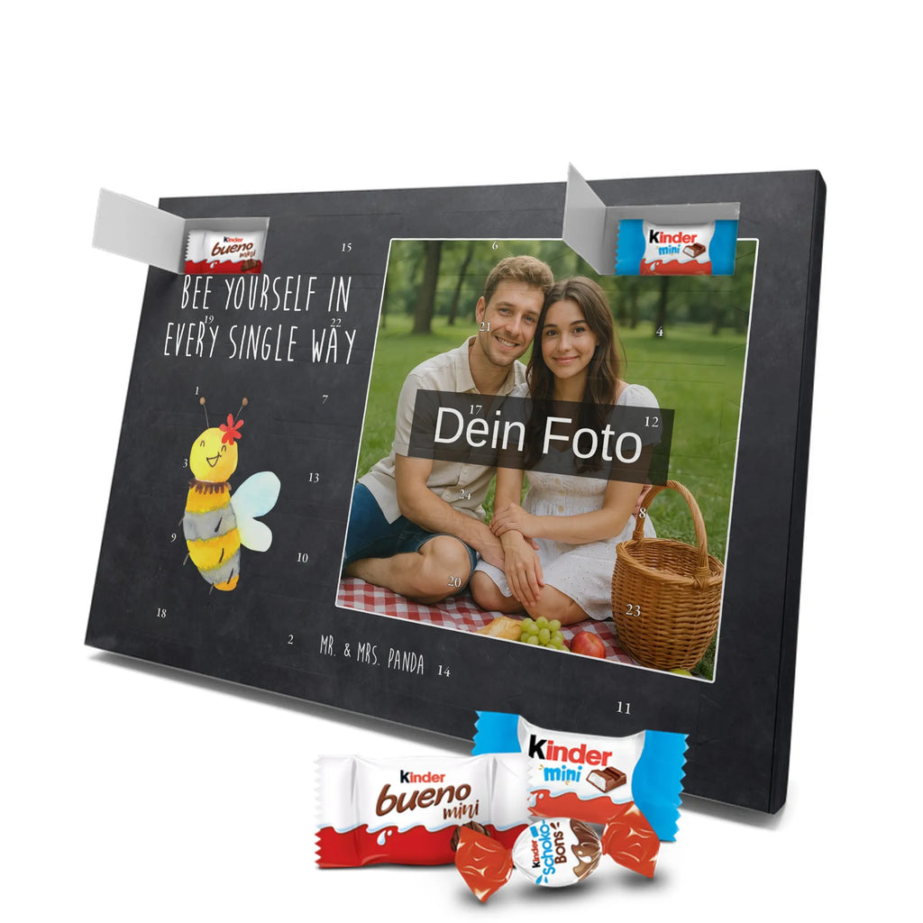 Personalisierter Schoko Foto Adventskalender Biene Blume Personalisierter Schoko Foto Adventskalender, Hummel, Biene, Wespe