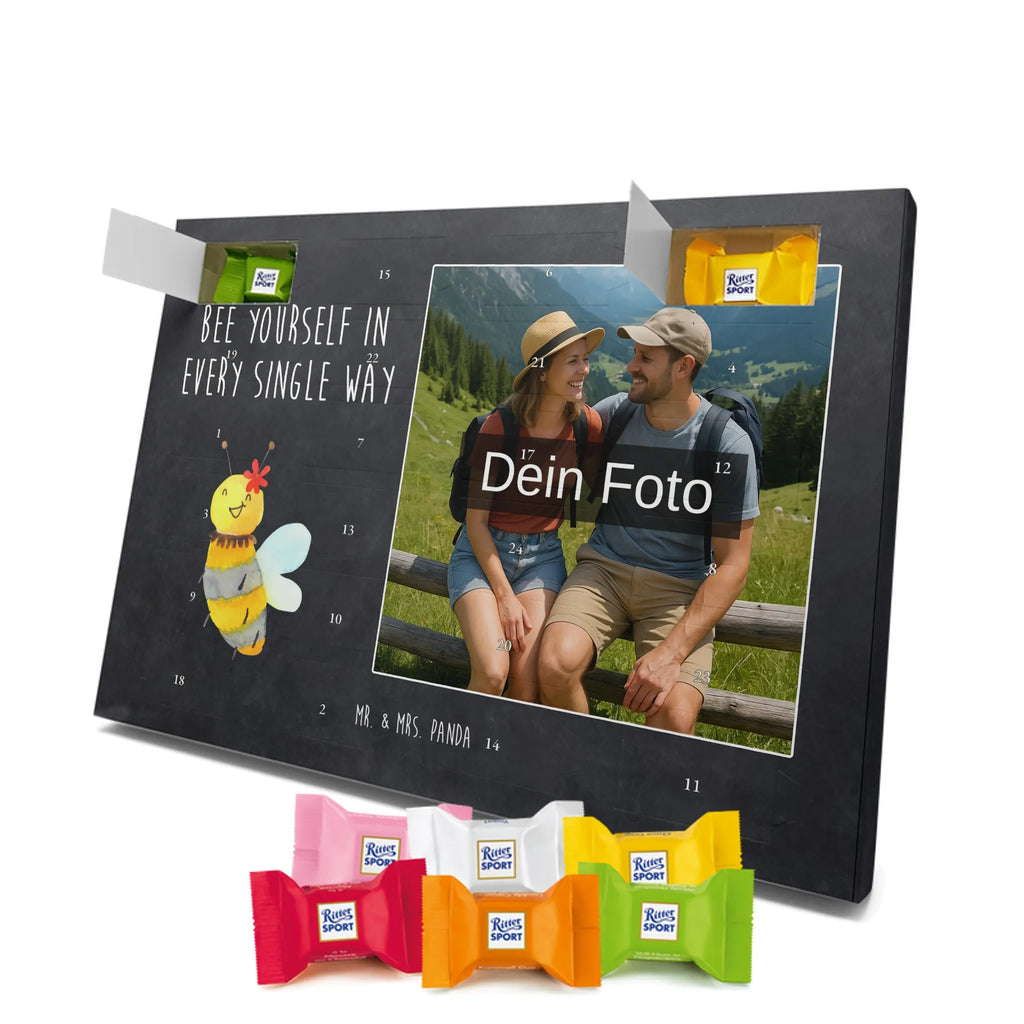 Personalisierter Schoko Foto Adventskalender Biene Blume Personalisierter Schoko Foto Adventskalender, Hummel, Biene, Wespe