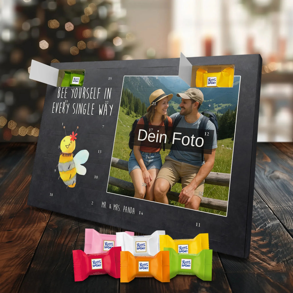 Personalisierter Schoko Foto Adventskalender Biene Blume Personalisierter Schoko Foto Adventskalender, Hummel, Biene, Wespe