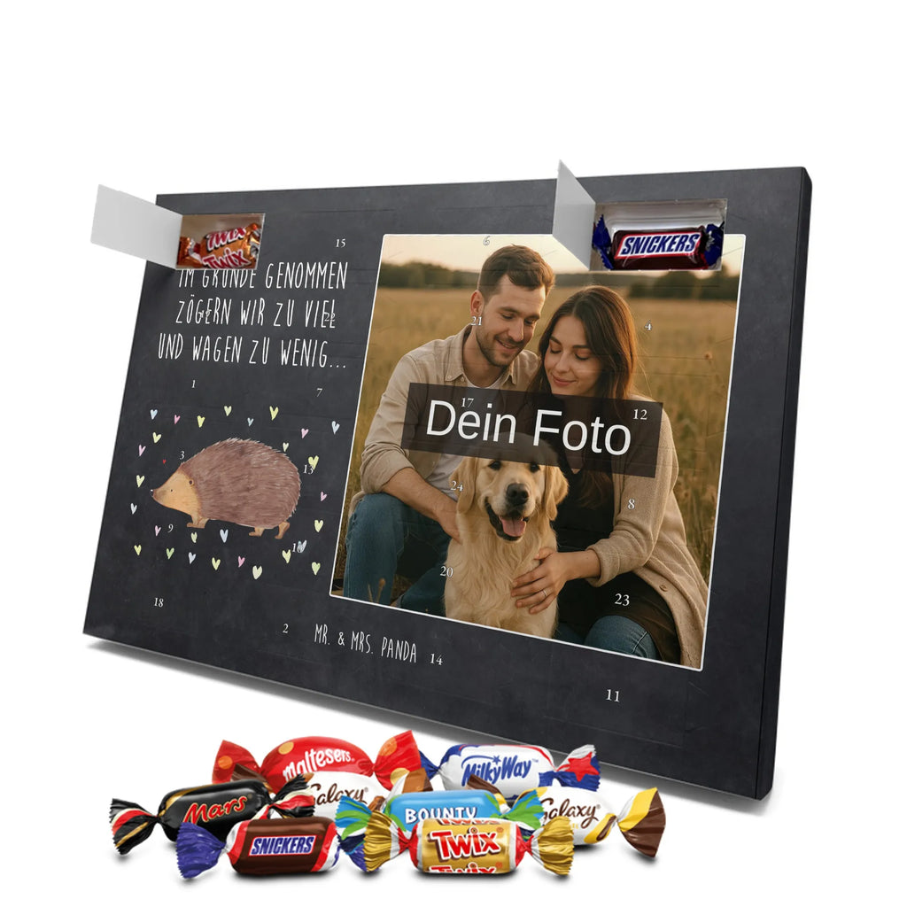 Personalisierter Schoko Foto Adventskalender Igel Herzen Personalisierter Schoko Foto Adventskalender, Gute Laune, Lustige Sprüche, Tiere, Tiermotive, Vertrauen, Leben, Liebe, Herz, Herzen, Kuss, Igel