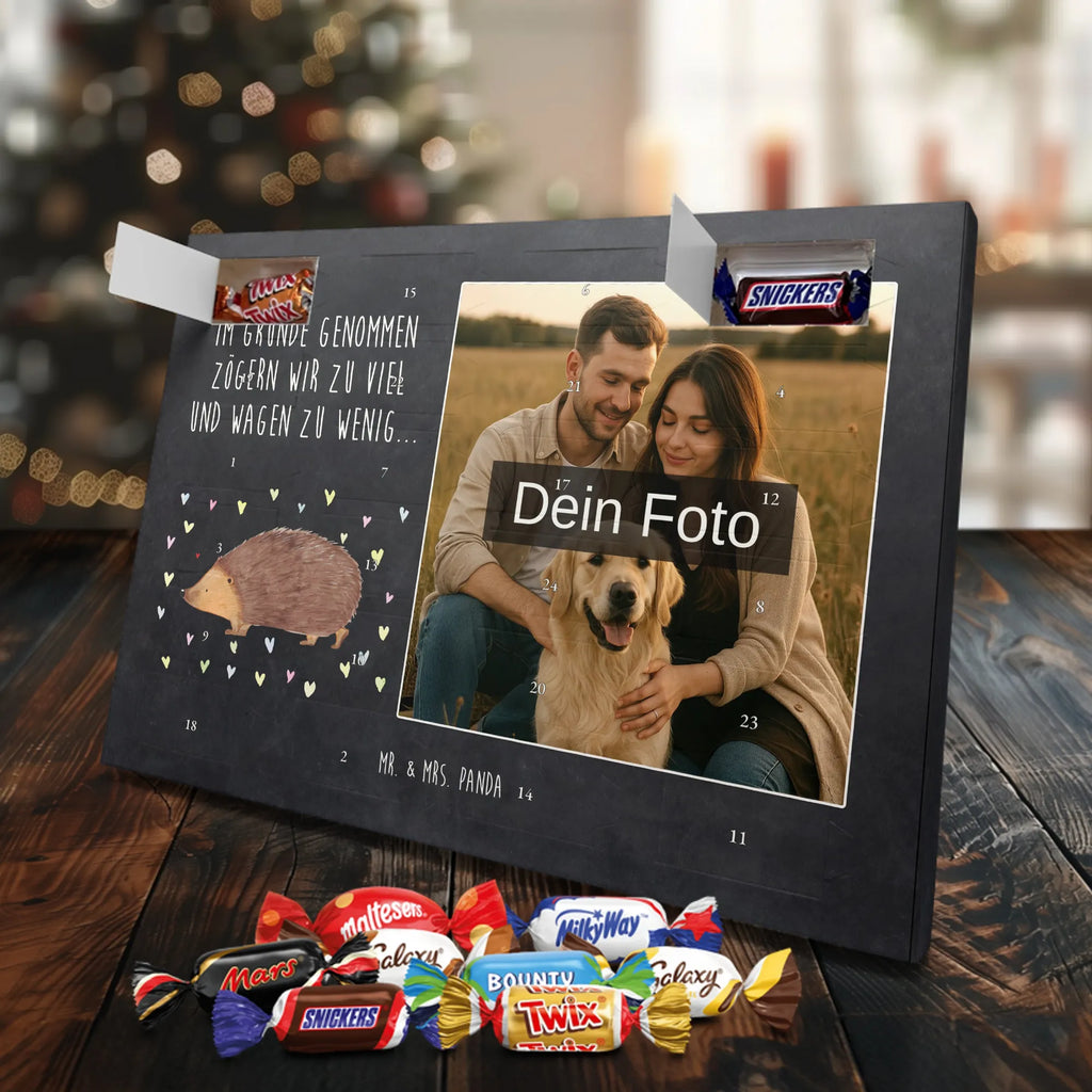 Personalisierter Schoko Foto Adventskalender Igel Herzen Personalisierter Schoko Foto Adventskalender, Gute Laune, Lustige Sprüche, Tiere, Tiermotive, Vertrauen, Leben, Liebe, Herz, Herzen, Kuss, Igel